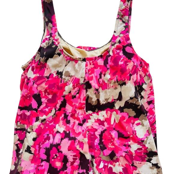 NWT Maxine of Hollywood Swim Bathing Suit Figure Flattering Full Coverage 18W - Picture 7 of 10